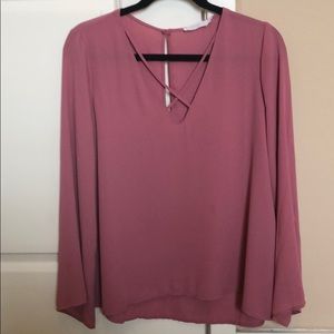 Lush Polyester Long Sleeve Shirt